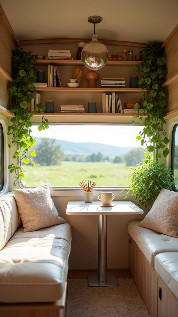 maximize caravan storage space