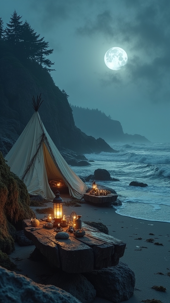 mystical coastal fantasy vibes