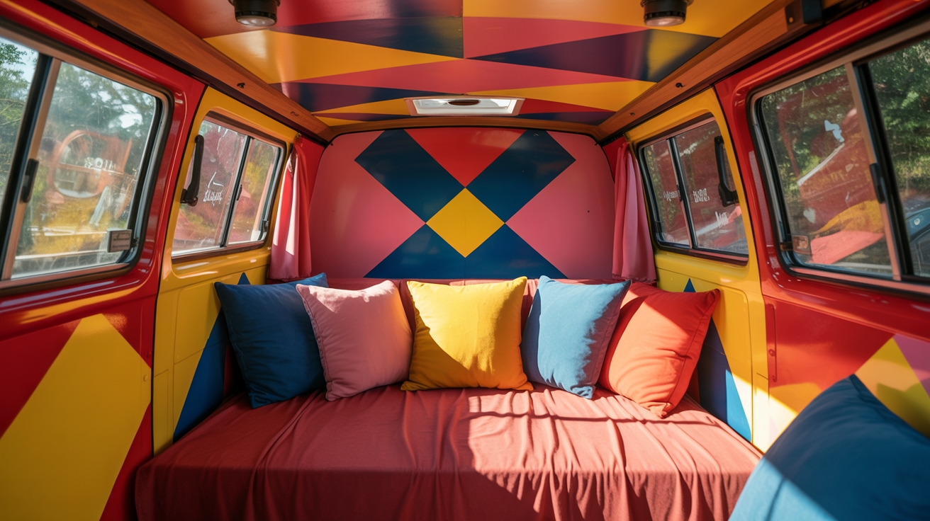 Hand-Painted Happiness: How to Add Primary Play Aesthetic to Your Van Build