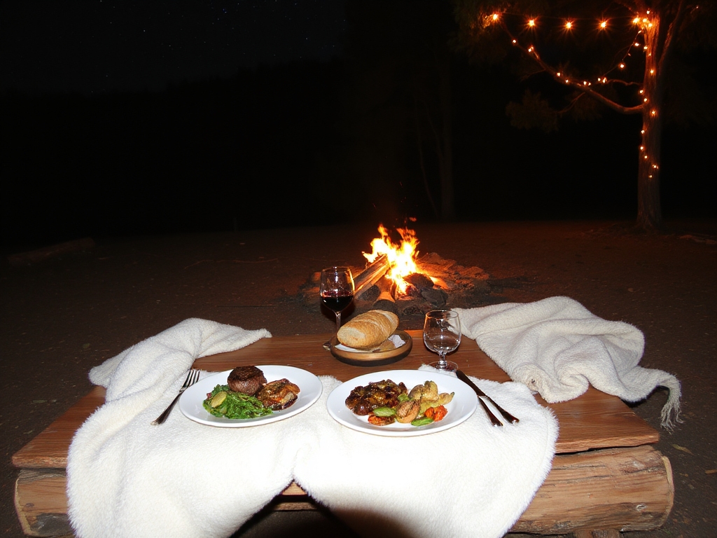 romantic campfire dinner ideas