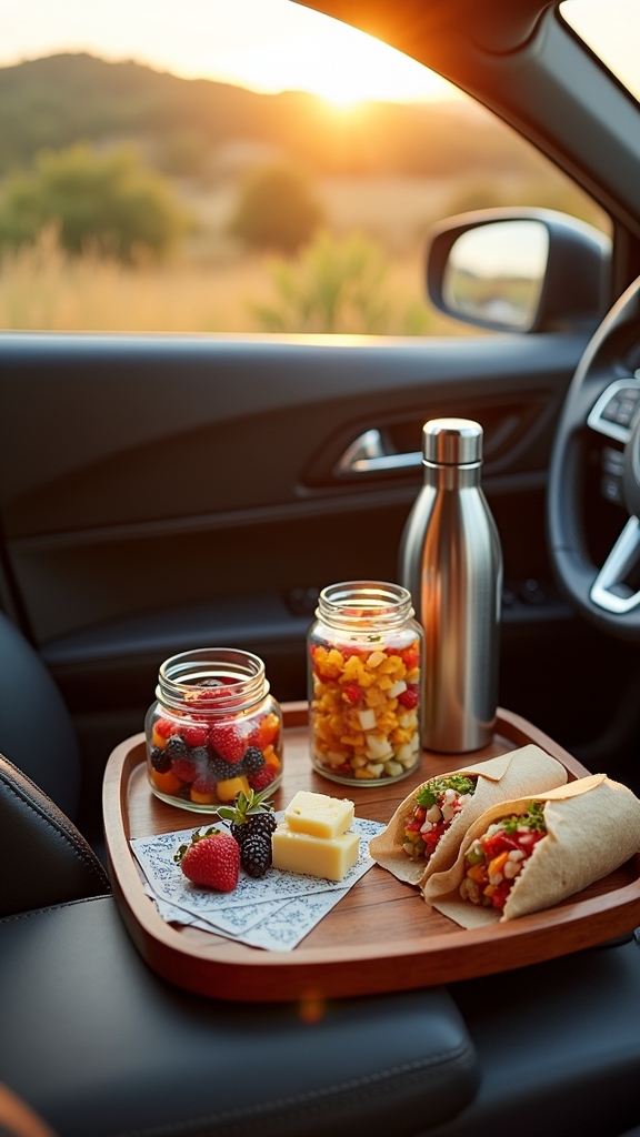 stylish themed snack presentation