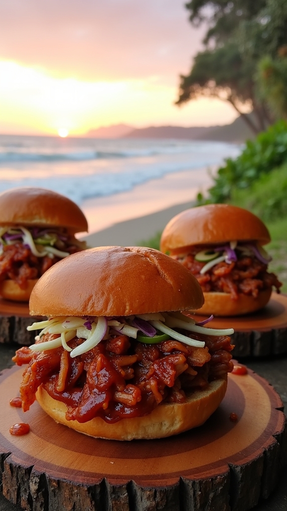 tender pulled pork sandwiches