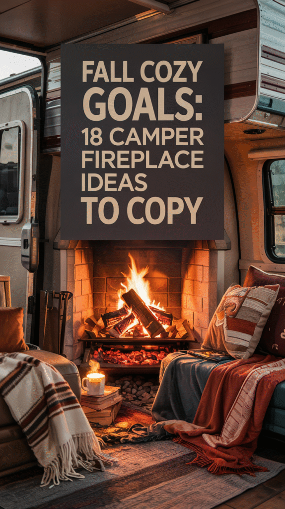 18 Coziest Camper Fireplace Ideas You’ll Want This Fall