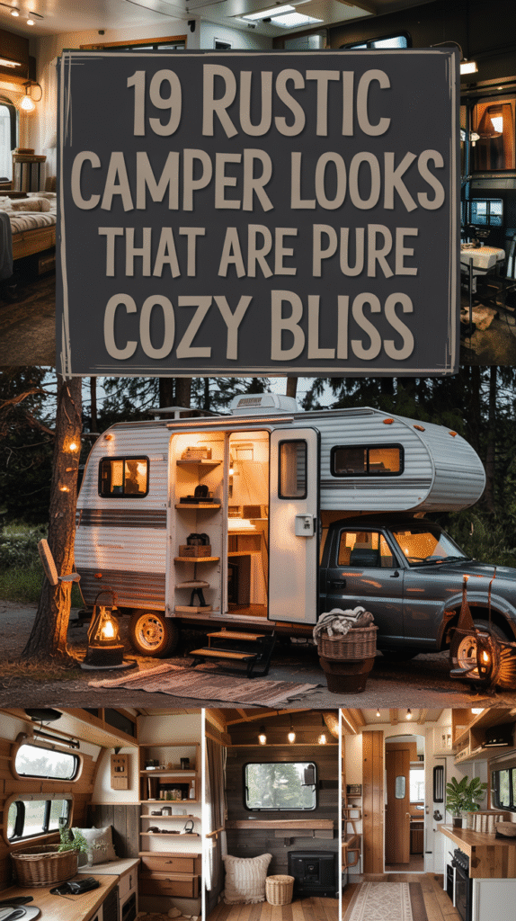 19 Cozy Rustic Camper Remodel Ideas That Feel Like a Cabin on Wheels