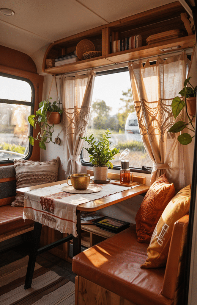 Earthy Tones and Textures for a Cozy Dining Nook