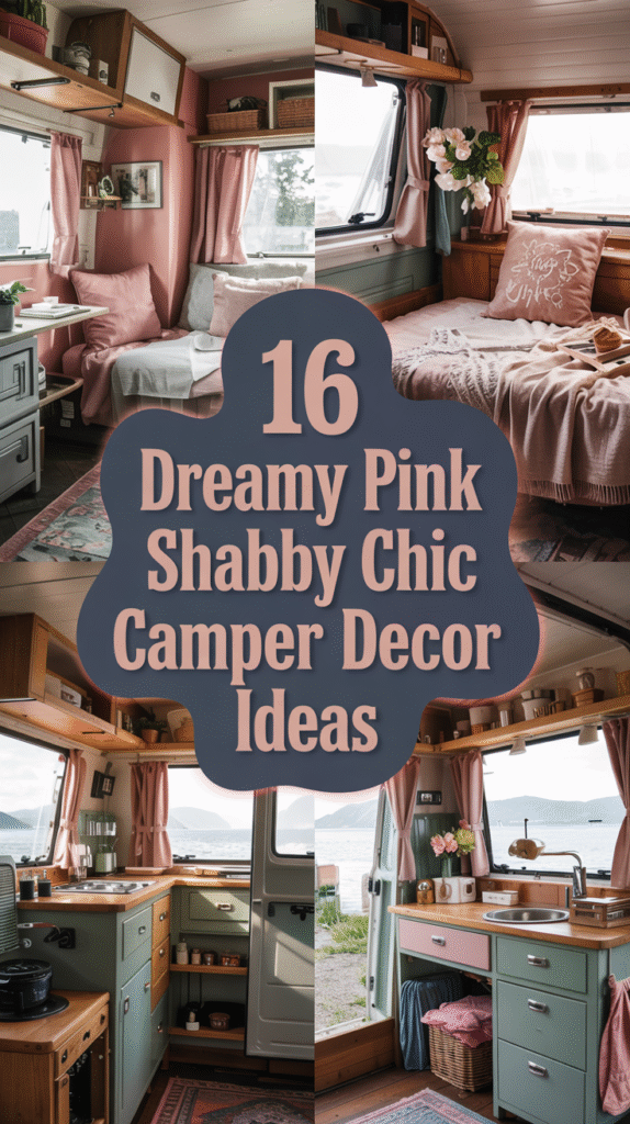 How to Decorate Your Camper in a Shabby Chic Style: 16 Pink Dreamy Ideas