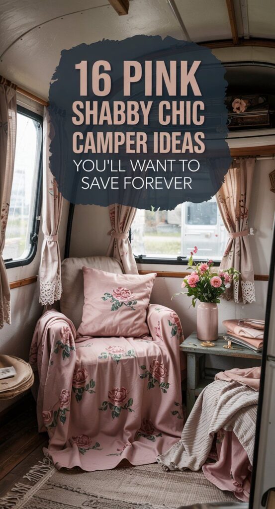 How to Decorate Your Camper in a Shabby Chic Style: 16 Pink Dreamy Ideas