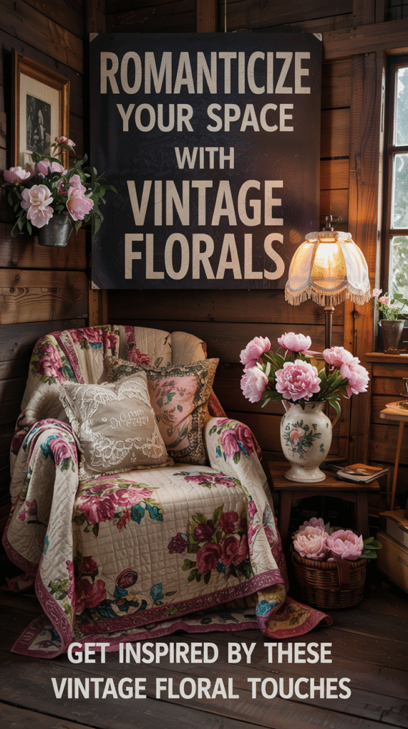 Integrate Vintage Floral Patterns
