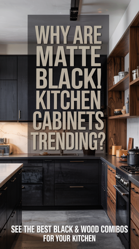 Open Shelving in Oak and Black