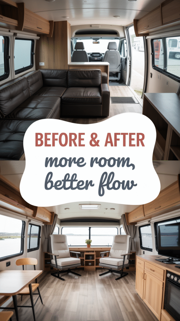 17 Before & After: Camper Renovation That Doubled Living Space