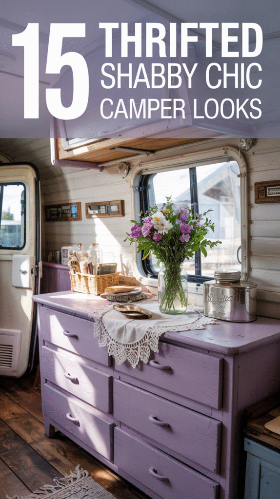 Distressed Lavender Wooden Furniture