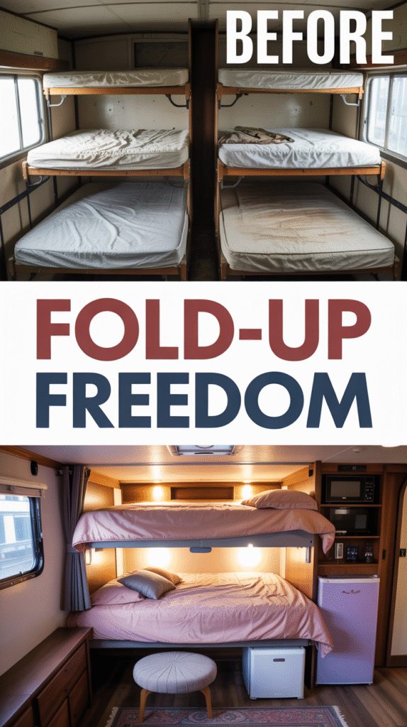 Space-Saving Murphy Bunk Conversion for Flexible Living