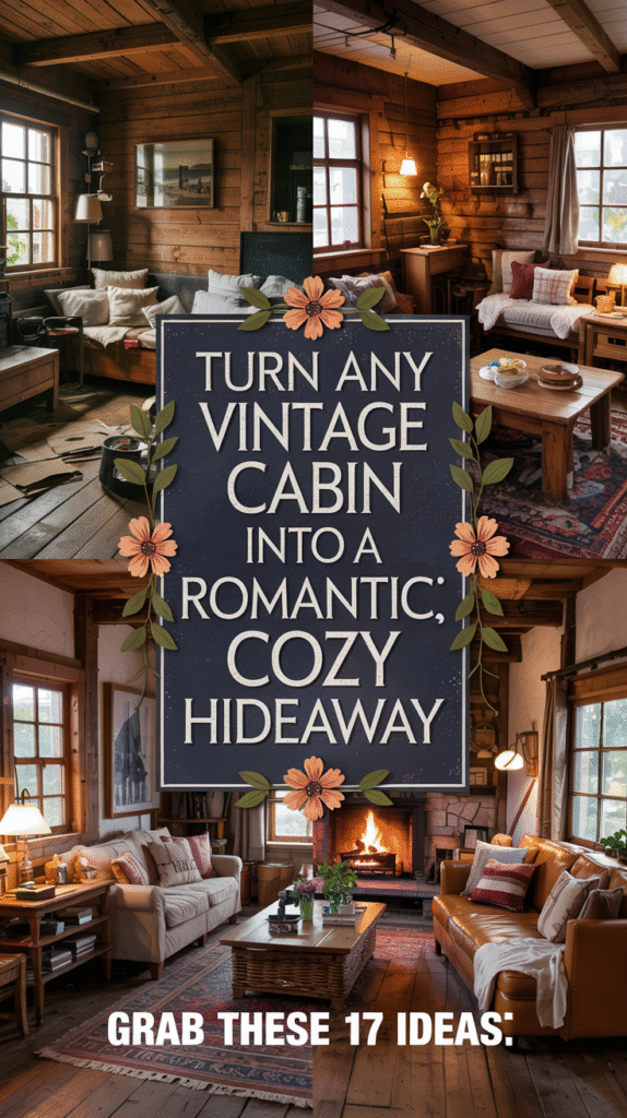 How to Add Soft, Feminine Touches to a Vintage Cabin Space