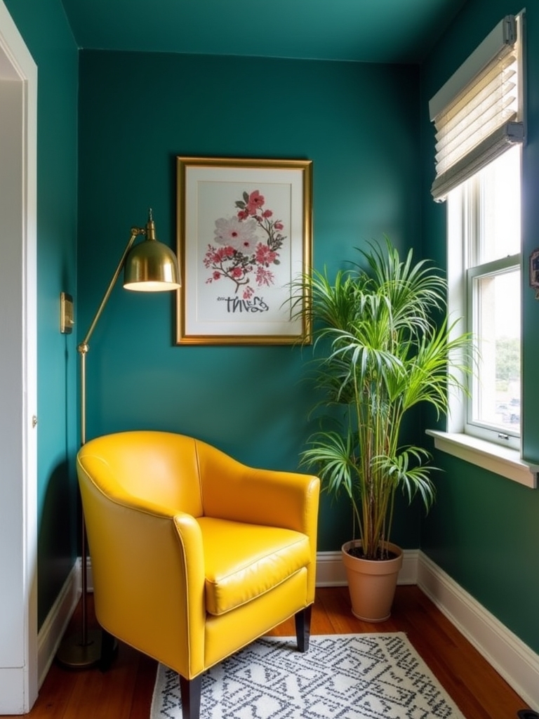 bold colors create atmosphere
