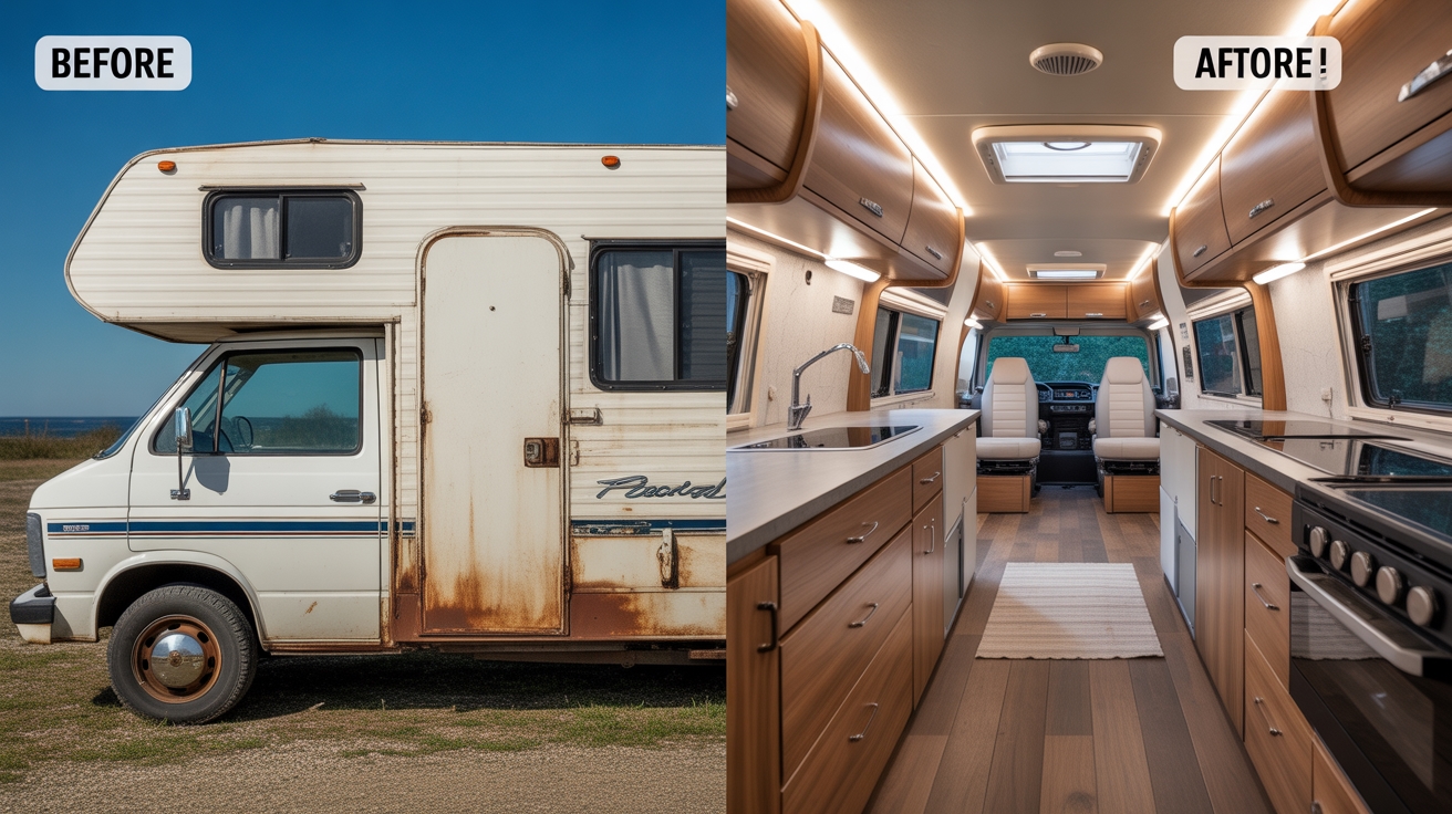 Before & After: Old Camper to Instagram-Worthy RV