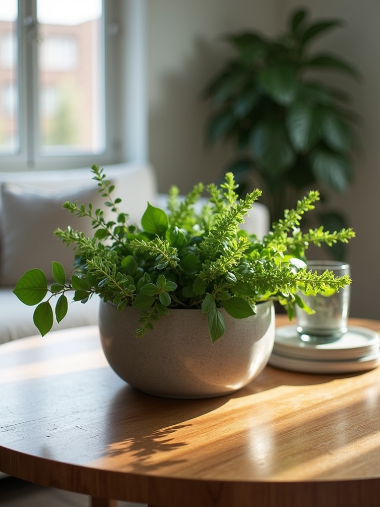 chic containers enhance greenery