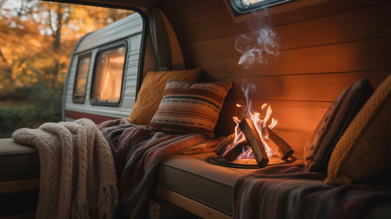 18 Coziest Camper Fireplace Ideas You’ll Want This Fall