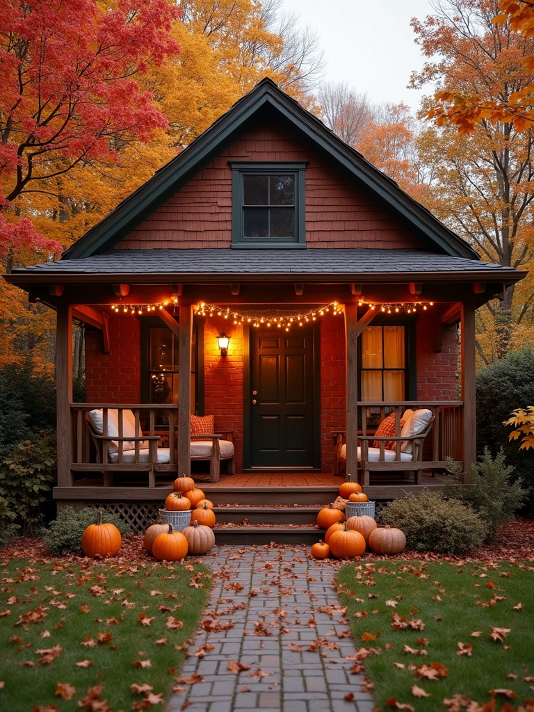 cozy cottage porch design