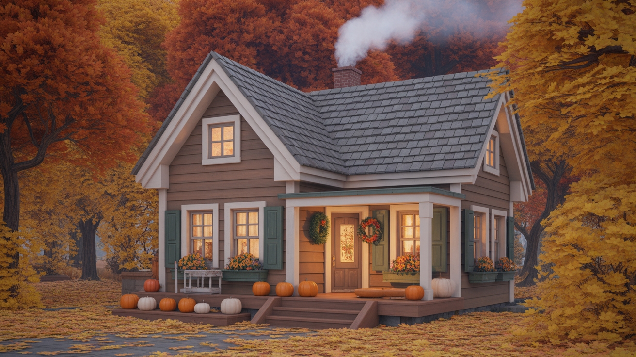 cozy fall house designs