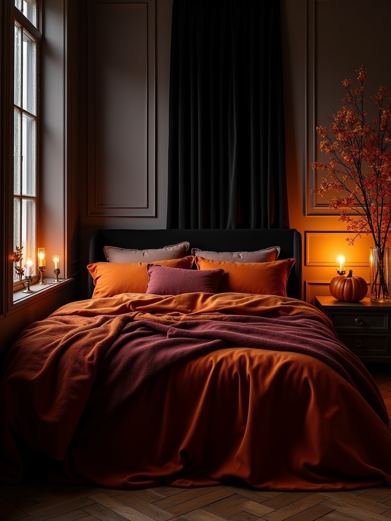 cozy layered bedding sanctuary