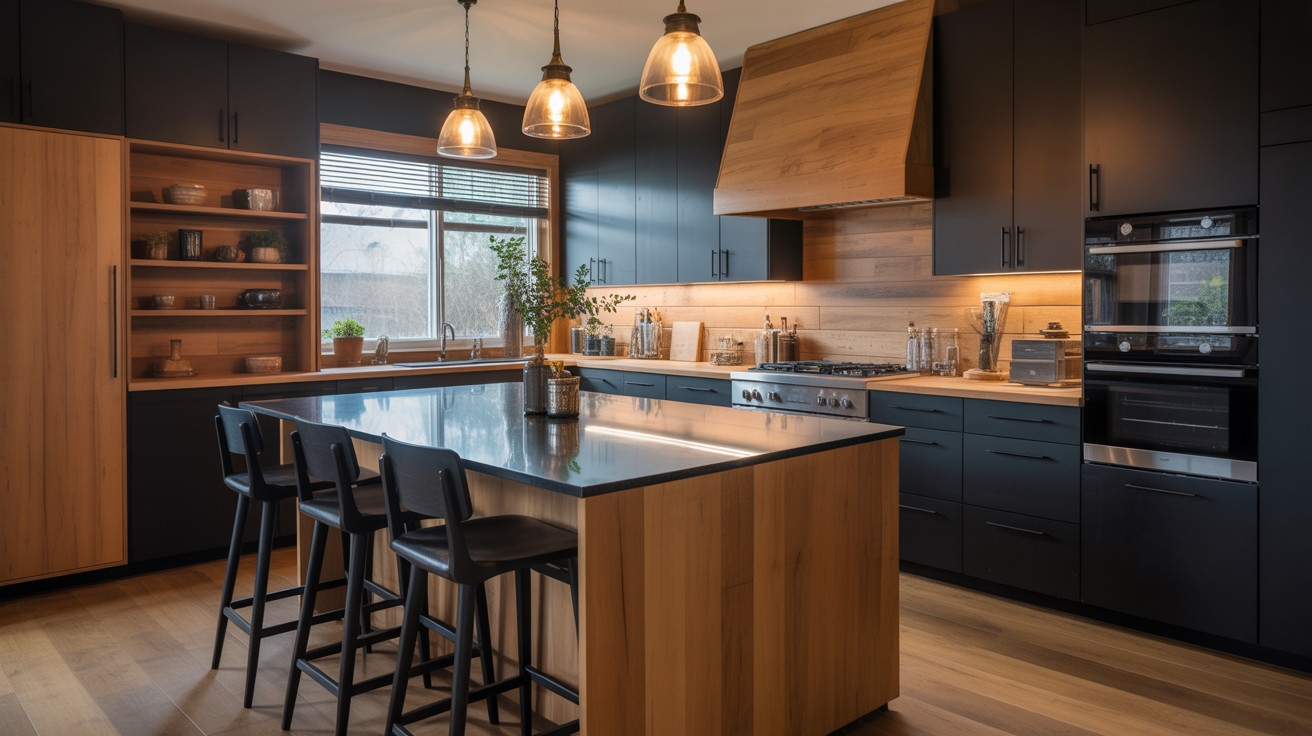 cozy modern wood kitchens