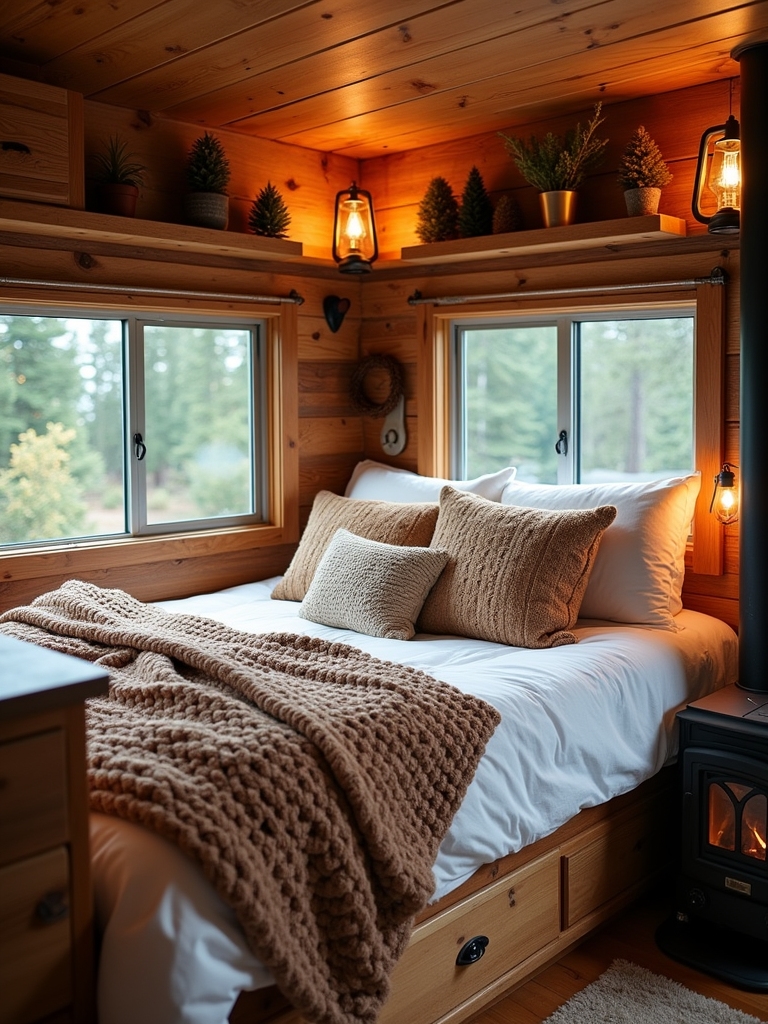 cozy rustic chunky throws