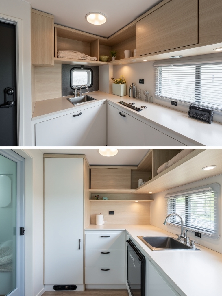 efficient compact kitchen design