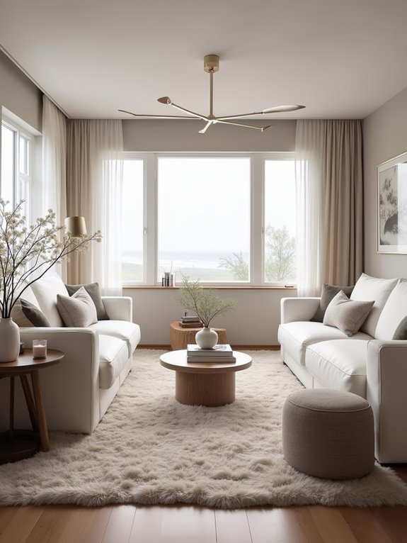 elegant neutral rv living