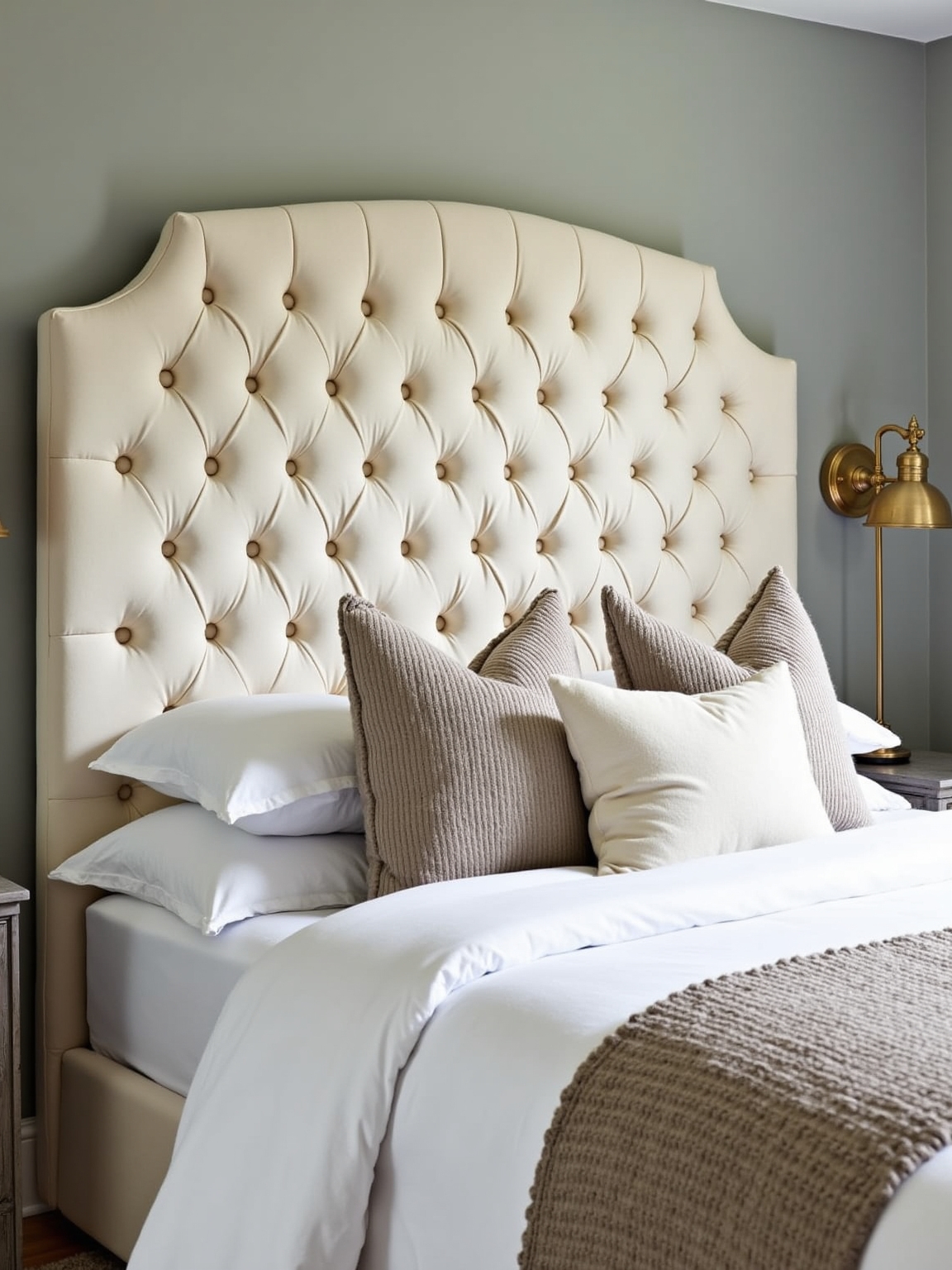 elegant tufted headboards enhance bedrooms
