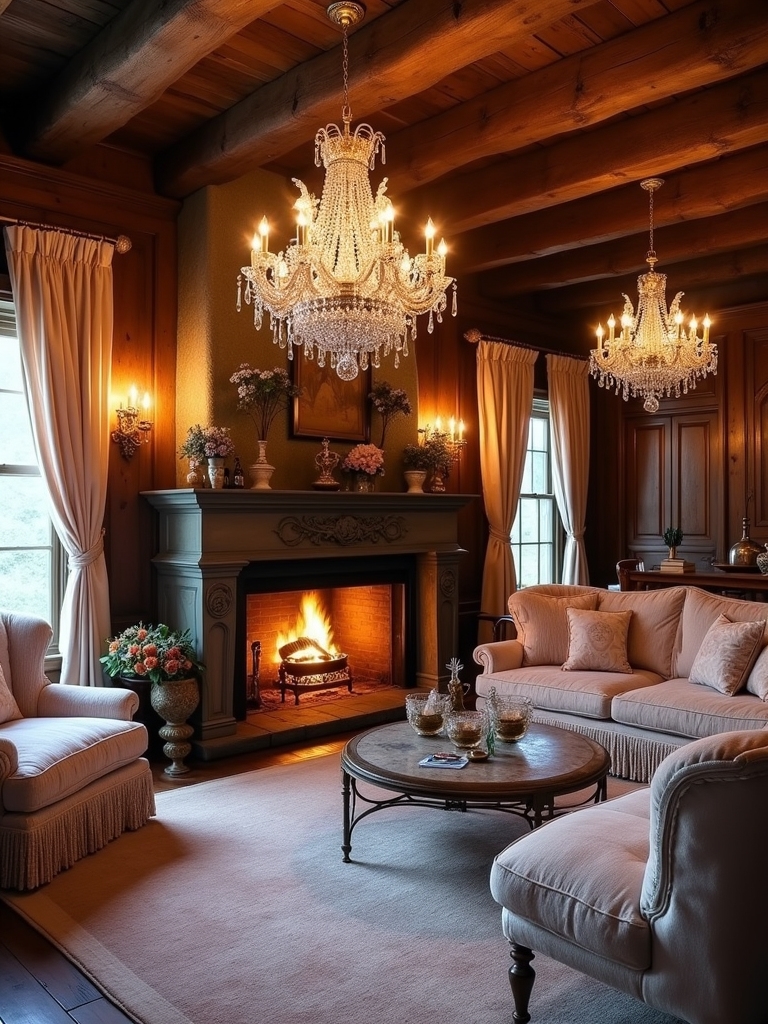 elegant vintage crystal lighting