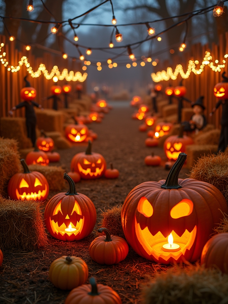 enchanting pumpkin patch arrangement