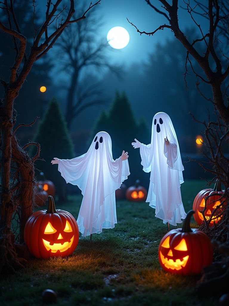 ethereal floating ghost illusions