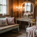 How to Add Soft, Feminine Touches to a Vintage Cabin Space