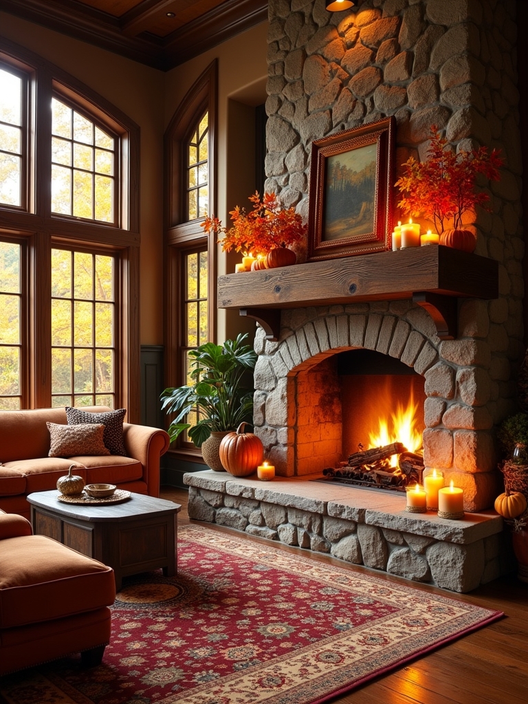 fireplace focal point design