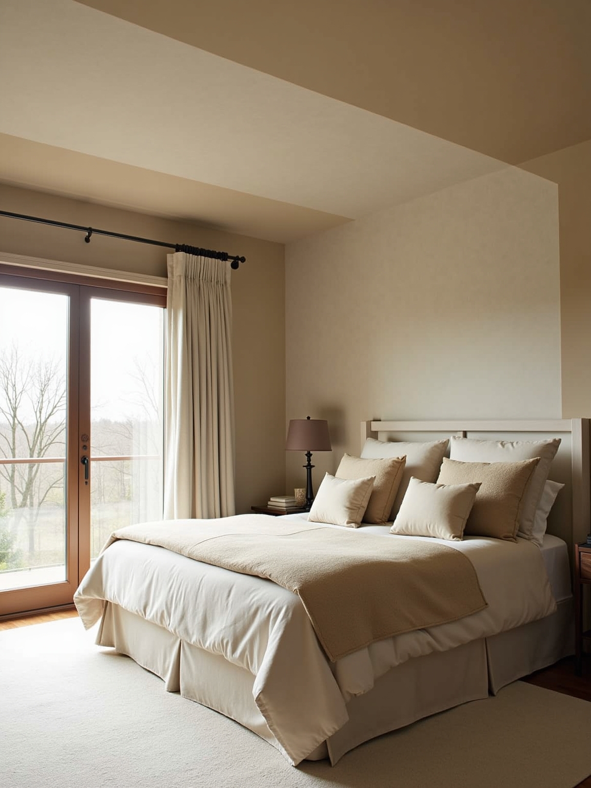 harmonious bedroom color scheme