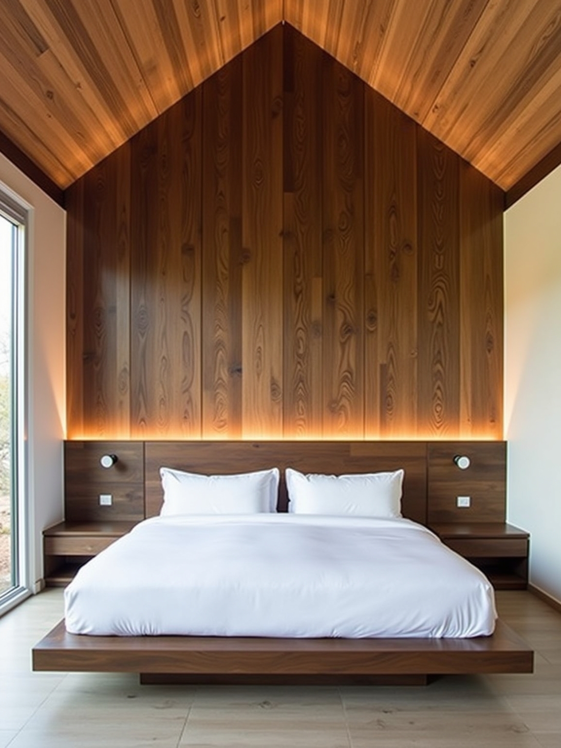 harmonious wood planked ceilings