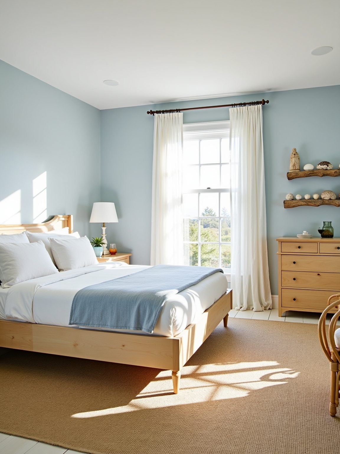 lighter wood enhances elegance