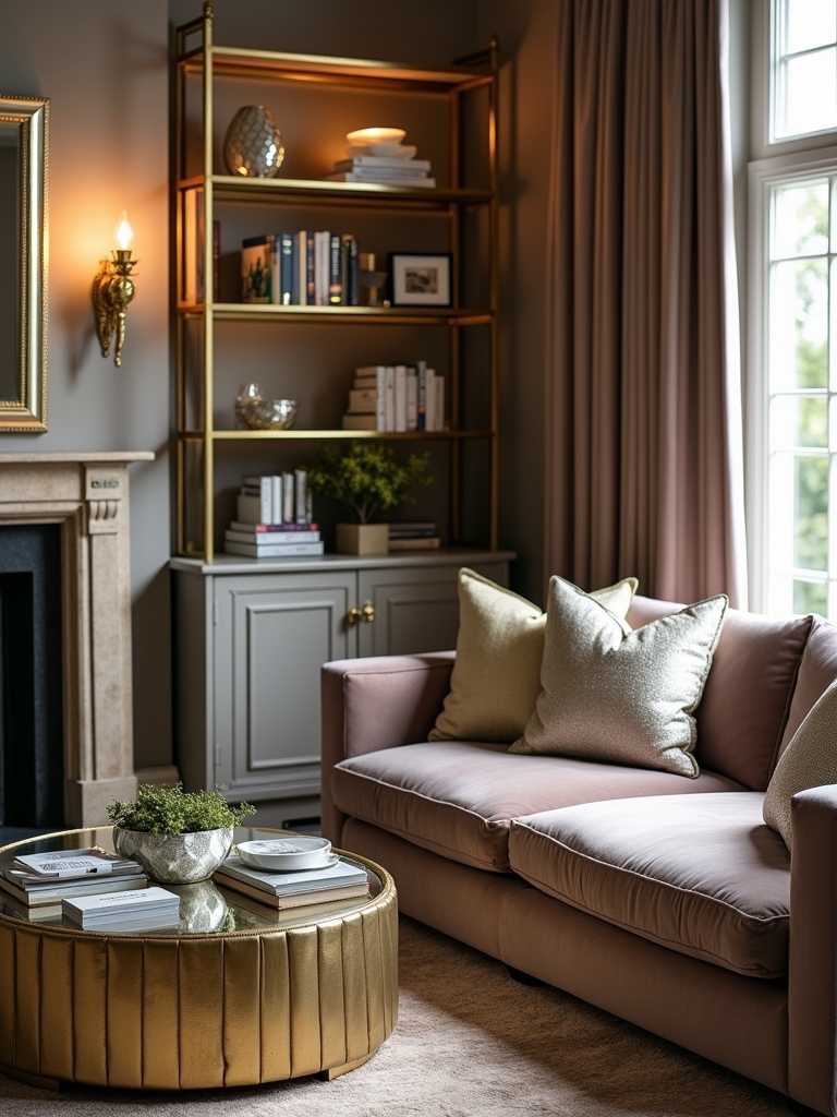metallic finishes enhance sophistication