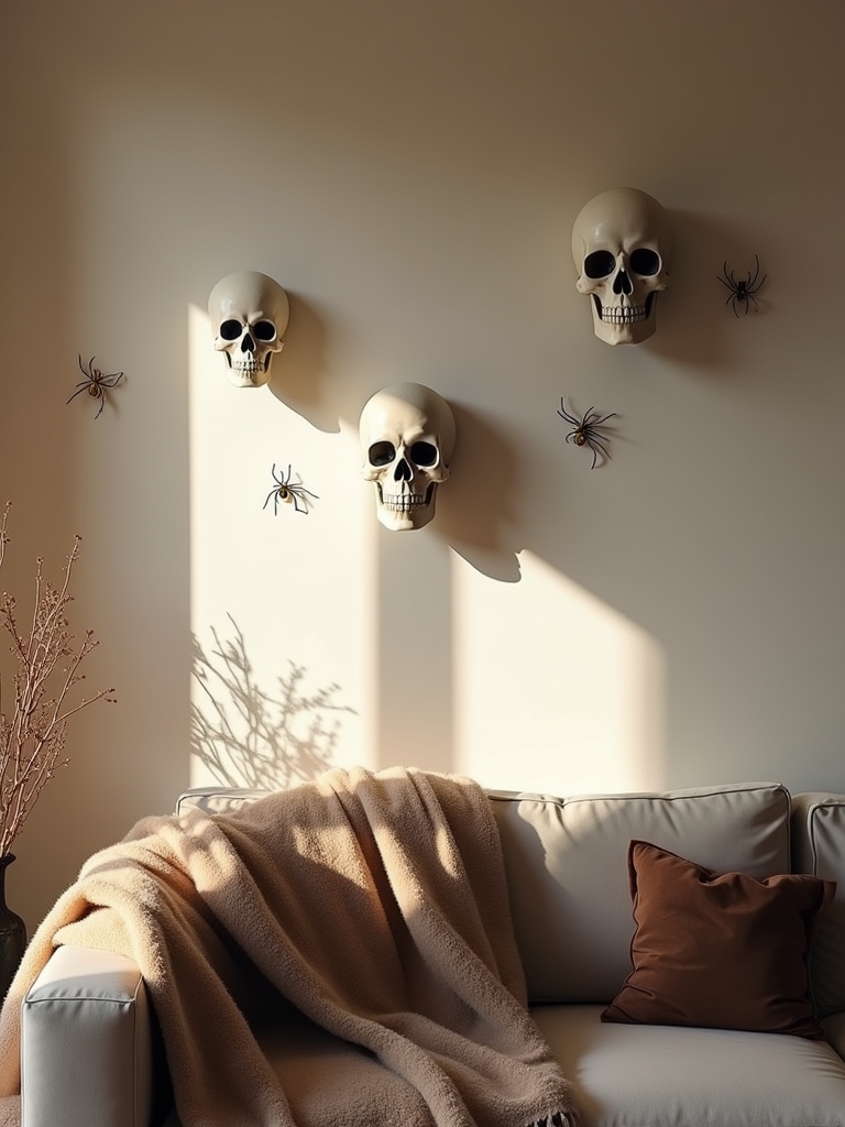 minimalist halloween wall decor