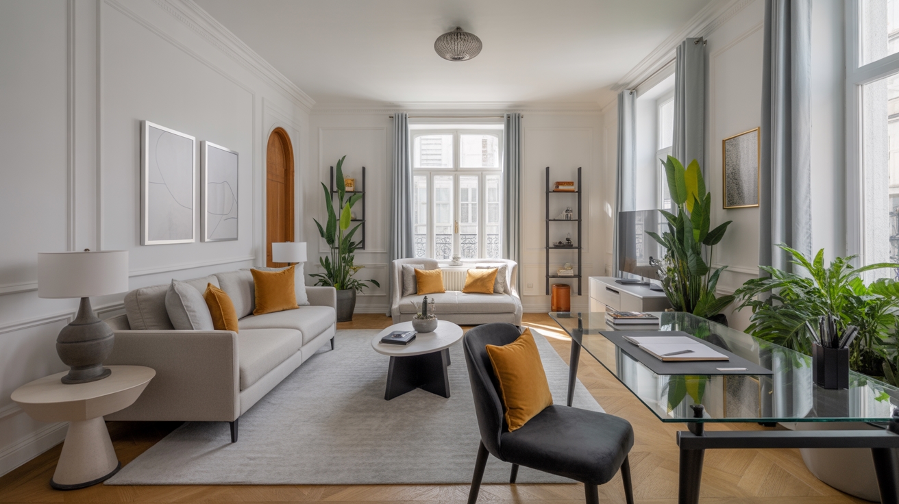 modern cozy apartment decor