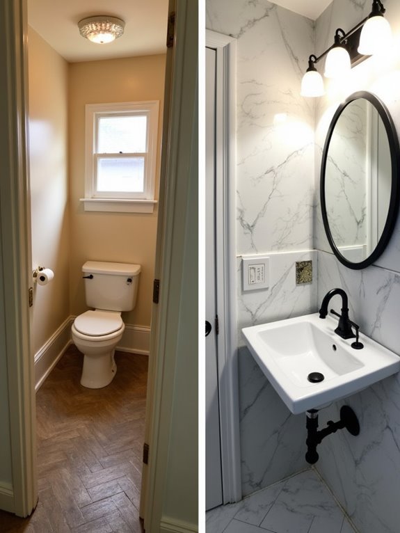 modernize camper bathroom fixtures