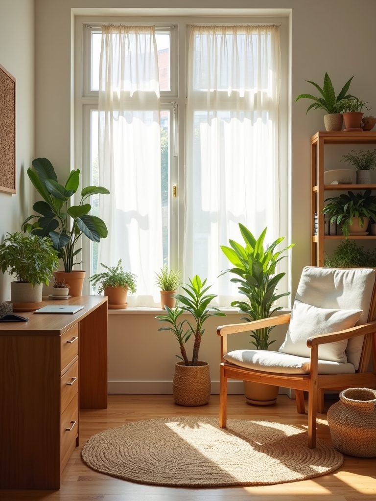 natural materials enhance interiors
