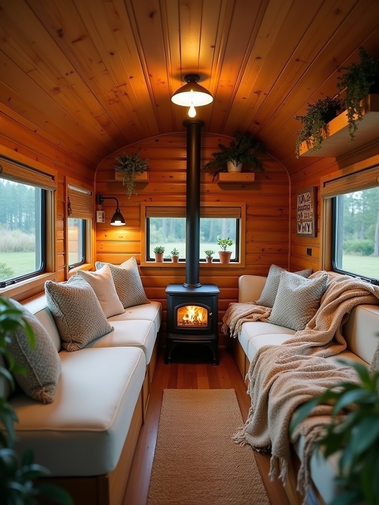natural rustic camper aesthetics