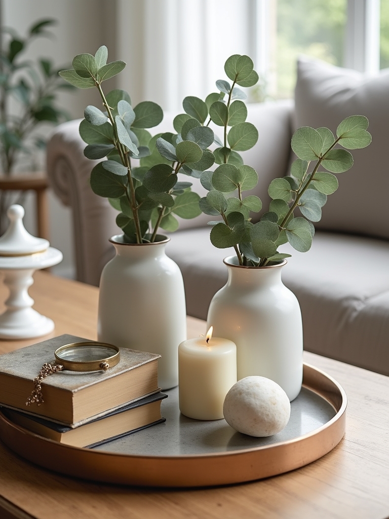 neutral tray decor ideas