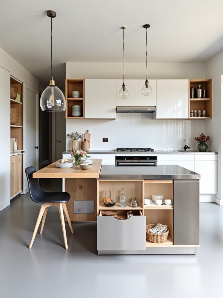 optimized small kitchen storage