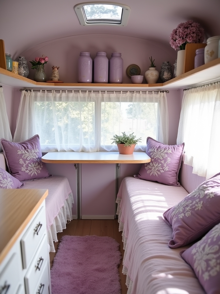 pastel purple mason jars