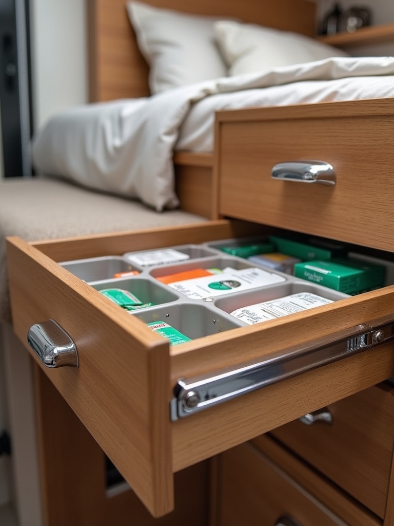 pull out first aid organizers