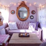 Shabby Chic Camper Interior Ideas: 15 Purple Thrifted & Vintage Finds