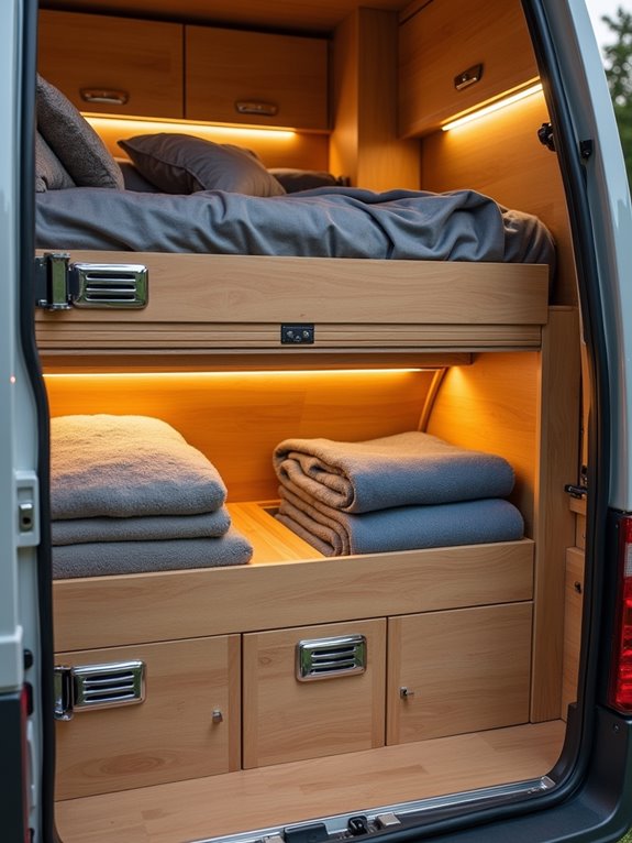 reinforced camper storage lids
