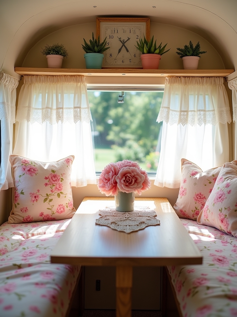 romantic floral lace textiles
